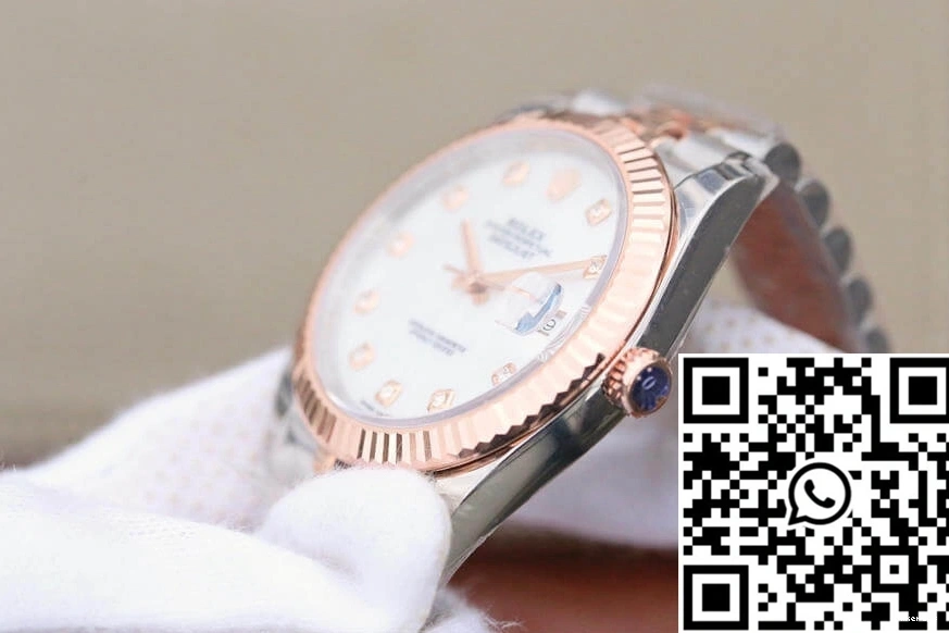 Factory White Rolex Mother-Of-Pearl M126331-0014 Datejust Dial EW 0109